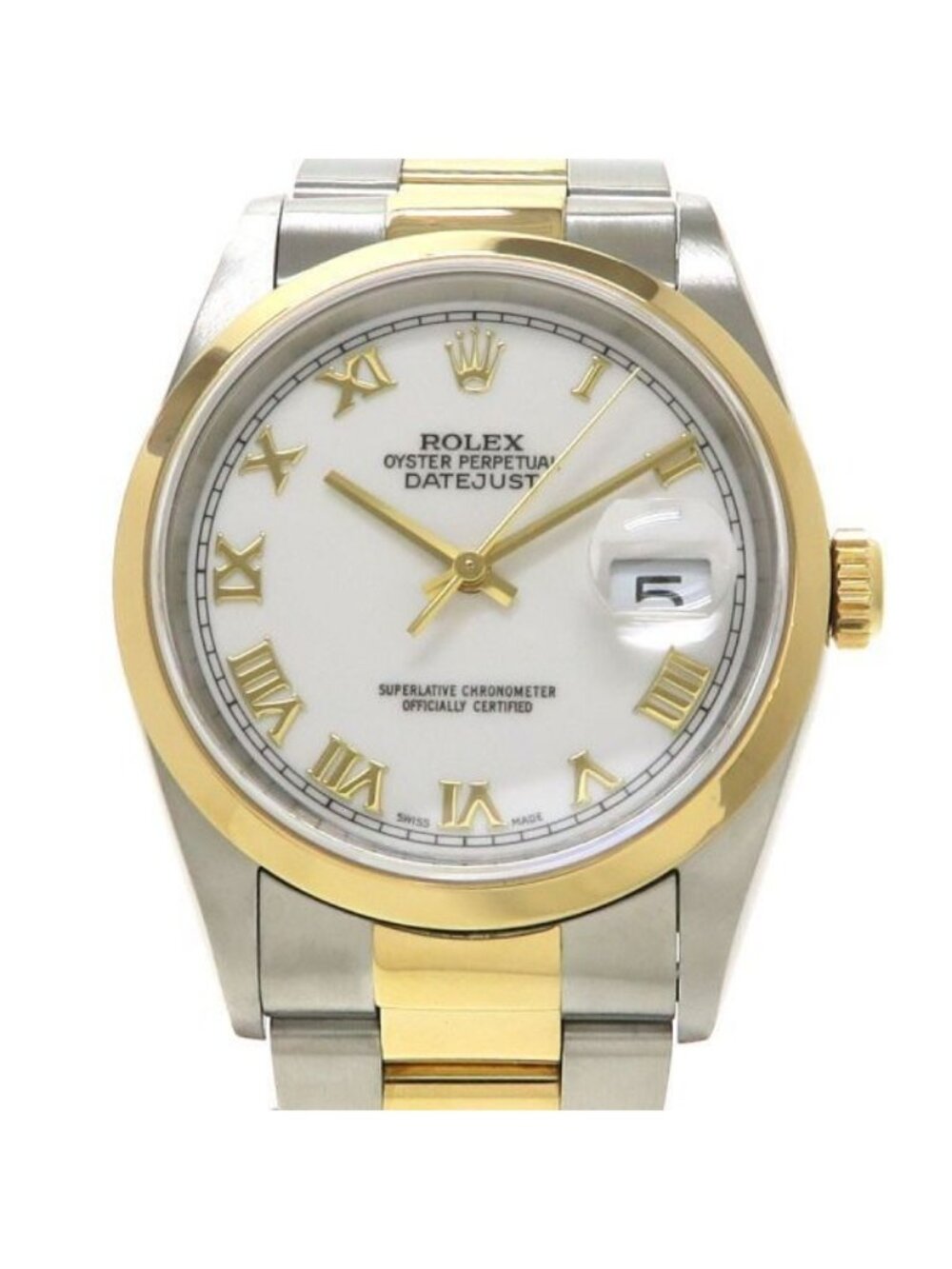 Rolex Datejust White Roman 36 Watch